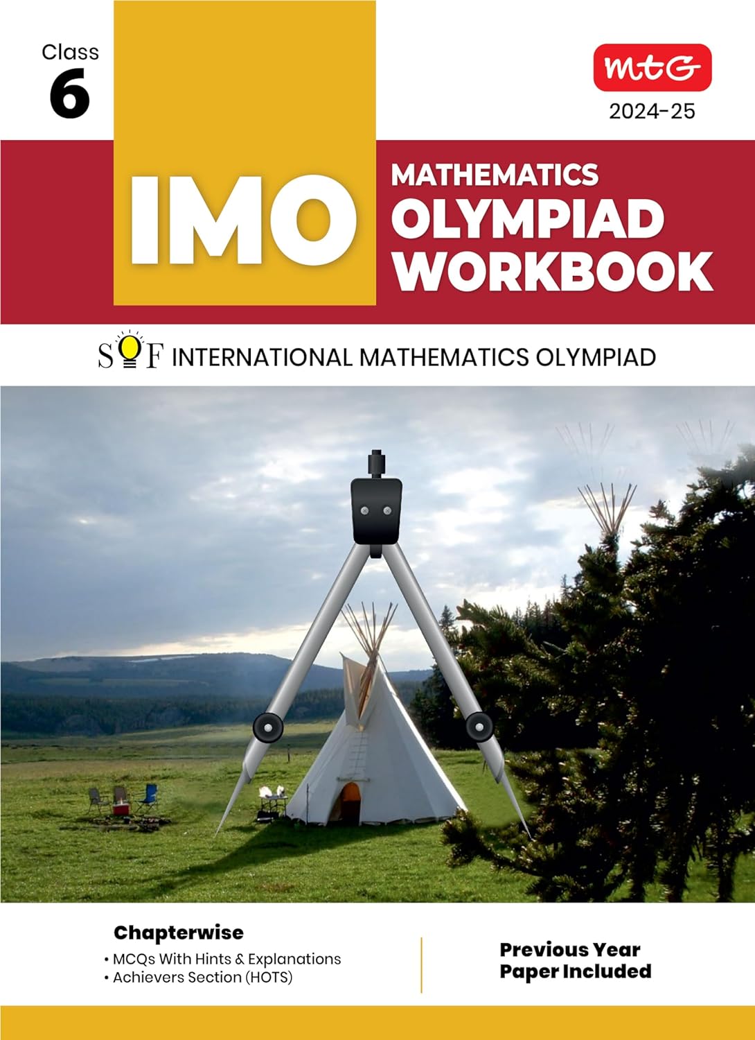 MTG Olympiad IMO Mathematics Workbook For Class 6 - Latest for 2024-25 Session