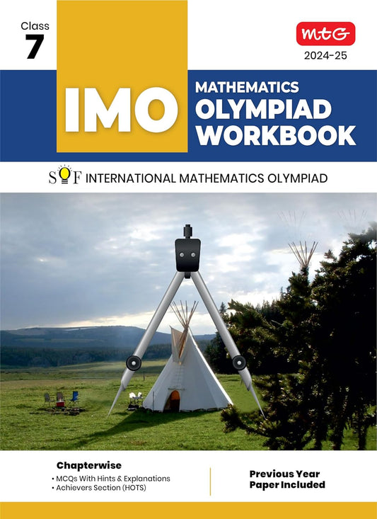 MTG Olympiad IMO Mathematics Workbook For Class 7 - Latest for 2024-25 Session