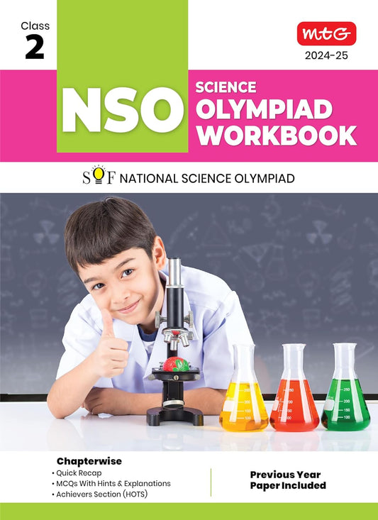 MTG Olympiad NSO Science Workbook For Class 2 - Latest for 2024-25 Session