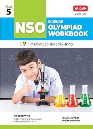 MTG Olympiad NSO Science Workbook For Class 5 - Latest for 2024-25 Session