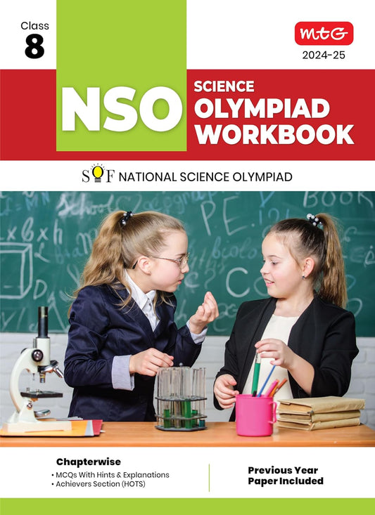 MTG Olympiad NSO Science Workbook For Class 8 - Latest for 2024-25 Session