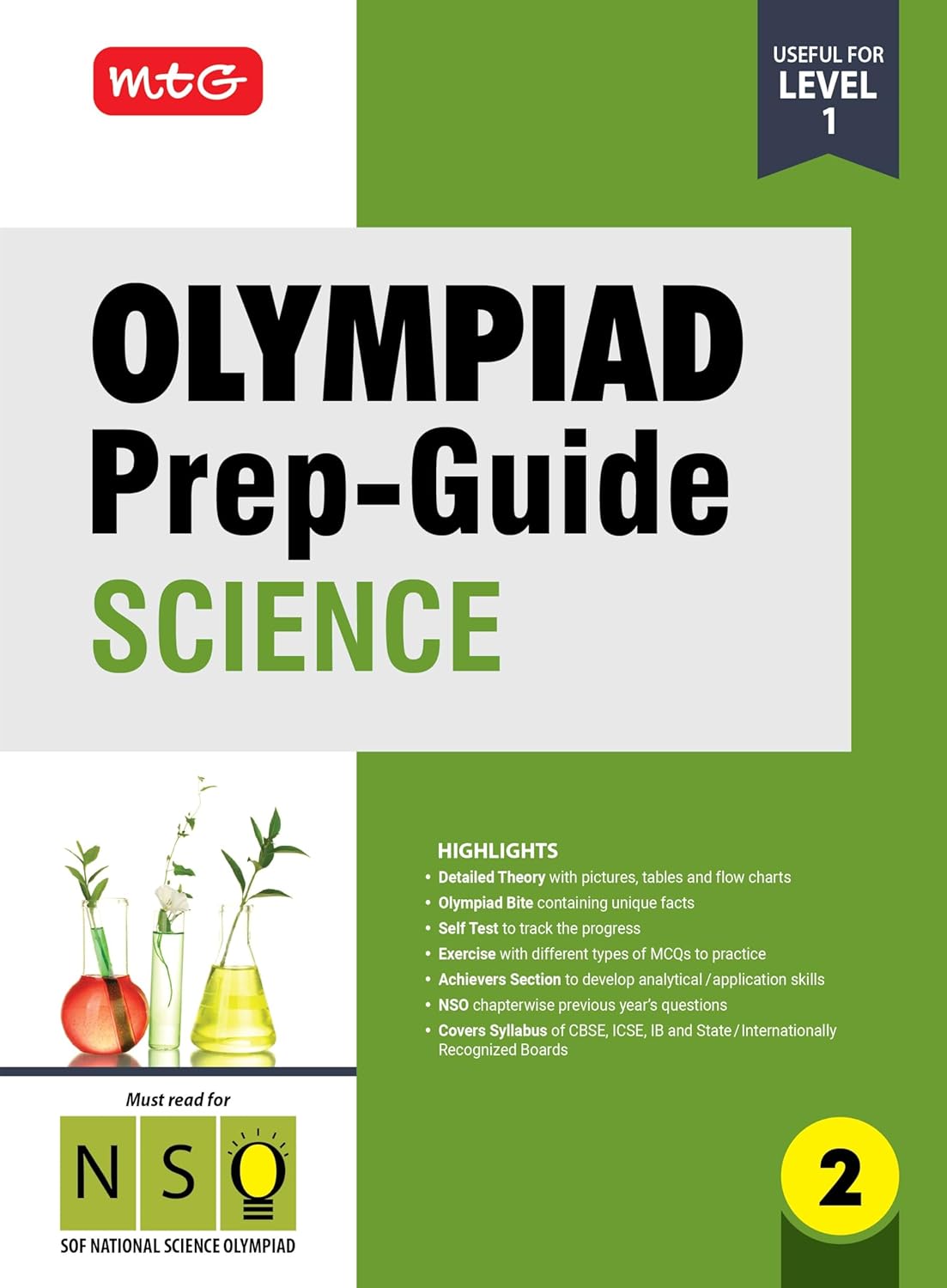 MTG Olympiad Prep-Guide (NSO) Science for Class 2 - Latest for 2025-26 Examination. Paperback
