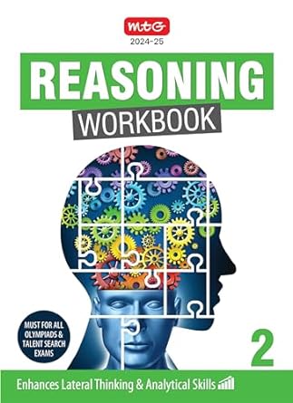 MTG Olympiad Reasoning Workbook Class 2 - Latest for 2024-25 Session