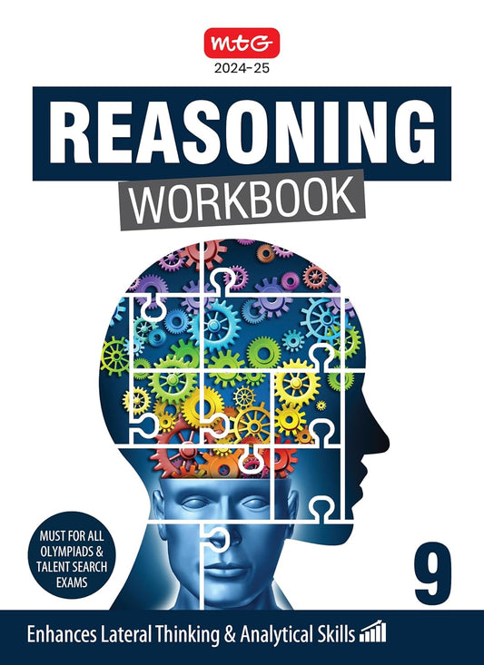 MTG Olympiad Reasoning Workbook Class 9 - Latest for 2024-25 Session