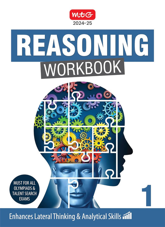 MTG Olympiad Reasoning Workbook Class 1 - Latest for 2024-25 Session