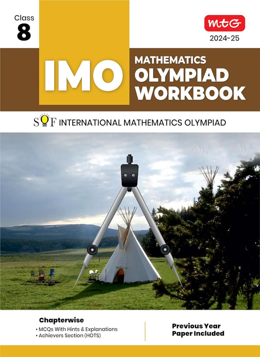 MTG Olympiad IMO Mathematics Workbook For Class 8 - Latest for 2024-25 Session