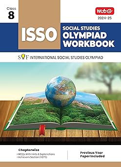 MTG Olympiad ISSO Social Studies Workbook For Class 8 - Latest for 2024-25 Session