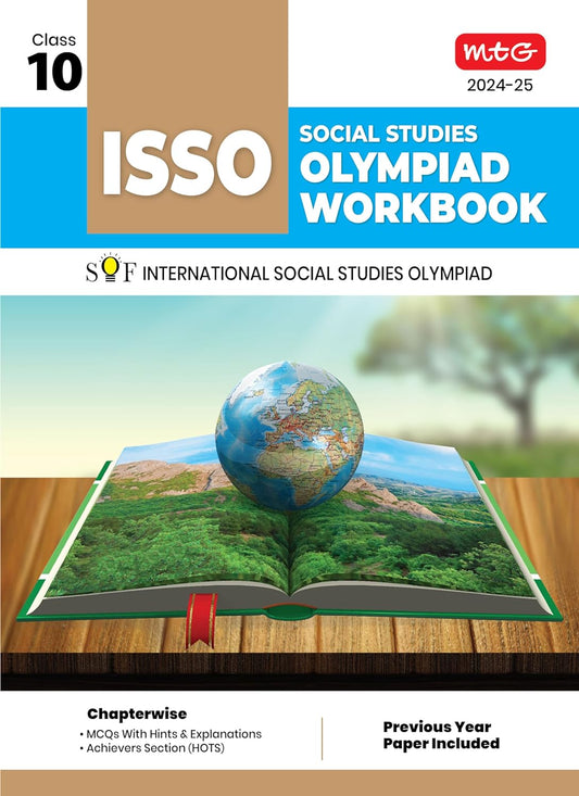 MTG Olympiad ISSO Social Studies Workbook For Class 10 - Latest for 2024-25 Session