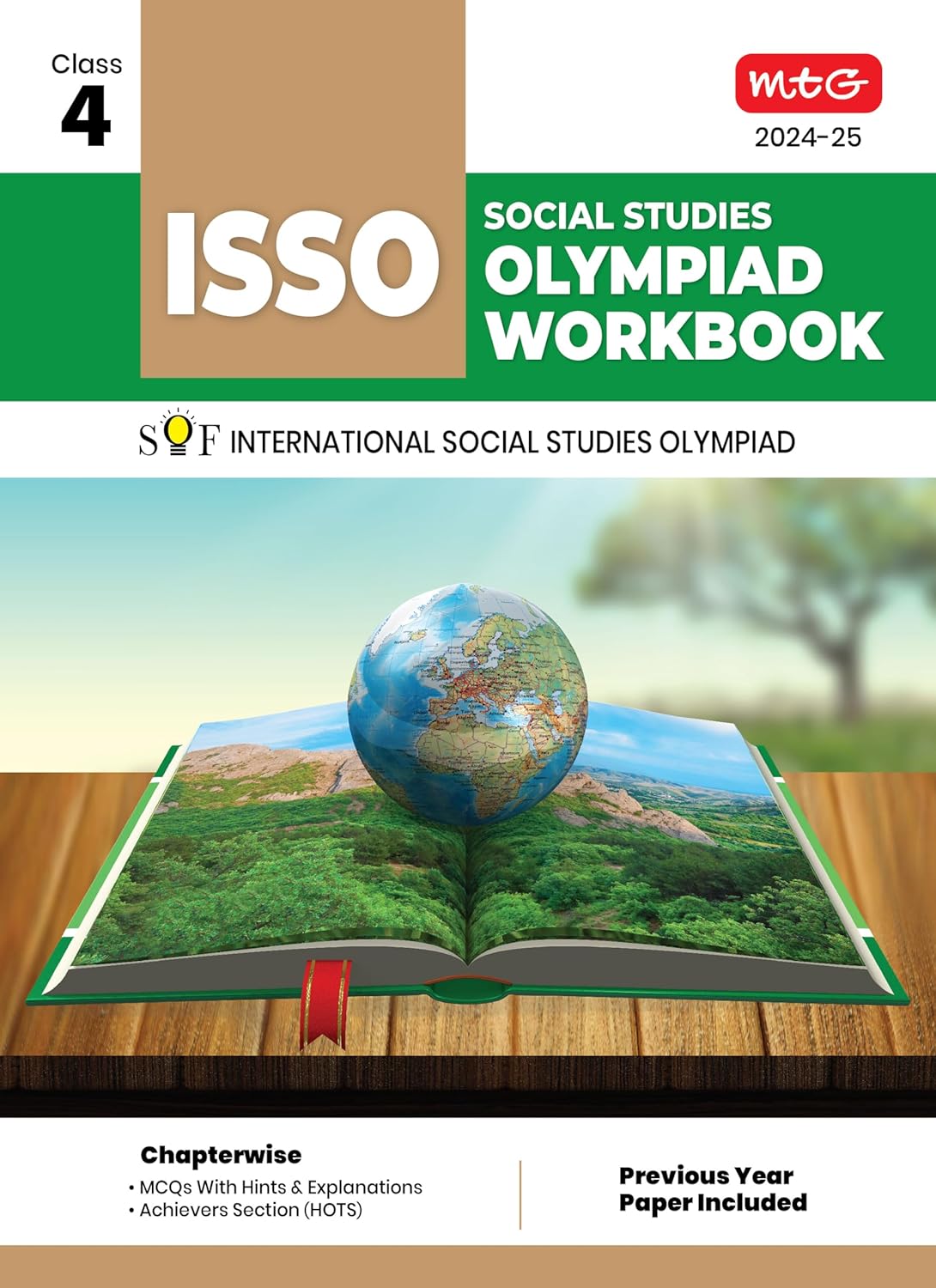 MTG Olympiad ISSO Social Studies Workbook For Class 4 - Latest for 2024-25 Session