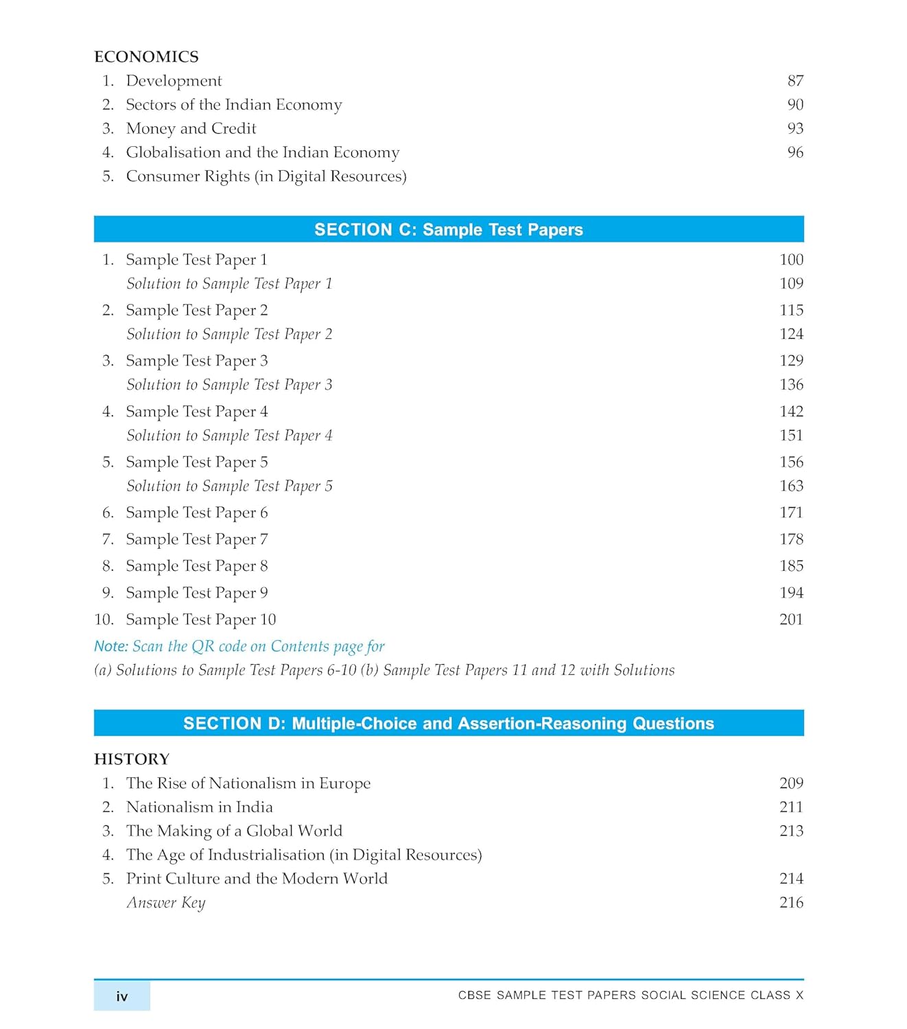 Macmillan CBSE Sample Test Papers Social Science for Class 10 - Latest for 2026 Examination. Paperback