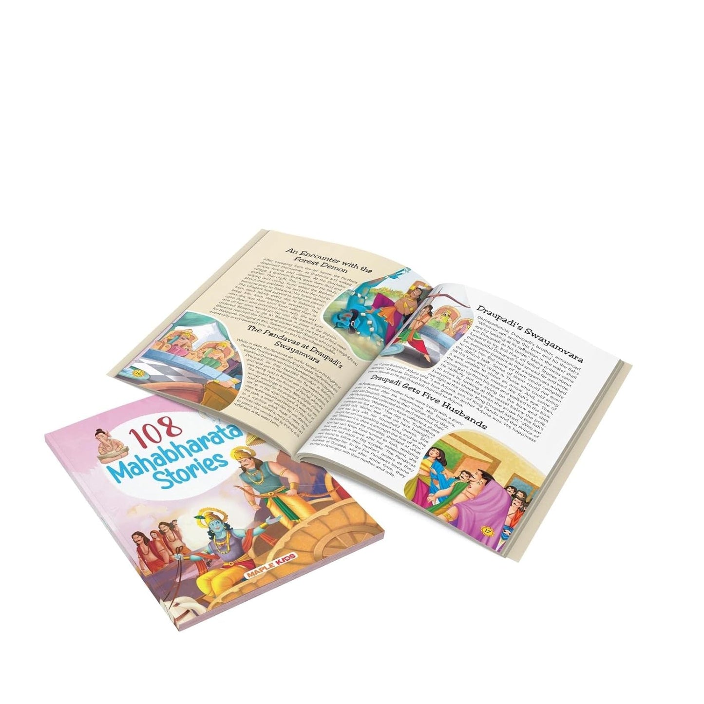 Maple - 108 Mahabharata Stories - Epic of India - Bedtime Stories - English Short Stories for Children. Paperback
