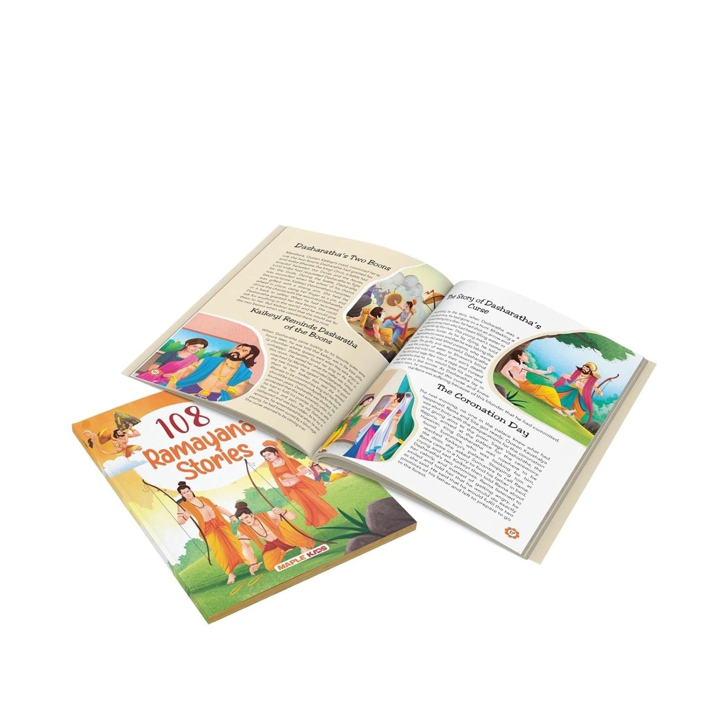 Maple - 108 Ramayana Stories - Epic of India - Bedtime Stories - English Short Stories for Children. Paperback