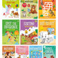 Maple - Brain Booster Activity Book Set (Set of 10 books) Colourful Pages - Alphabet Capital and Small Letters, Mazes, Spot the Difference, Sorting, Matching, Pencil Control Copy and Colour & Dot to Dot, Mathematics - Fun Early Learning. Paperback