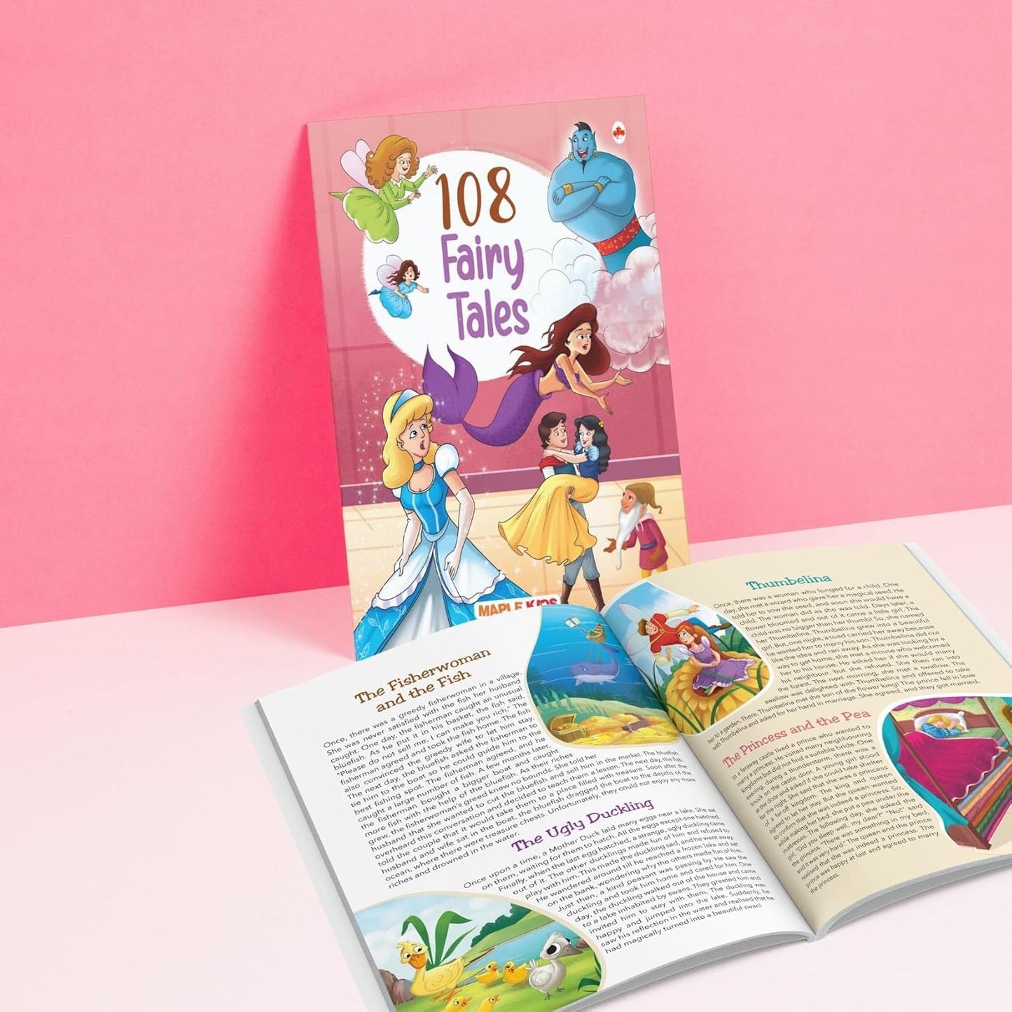 Maple 108 Fairy Tales (Illustrated) - Story Book for Kids - English Short Stories for Children - Read Aloud to Infants, Toddlers