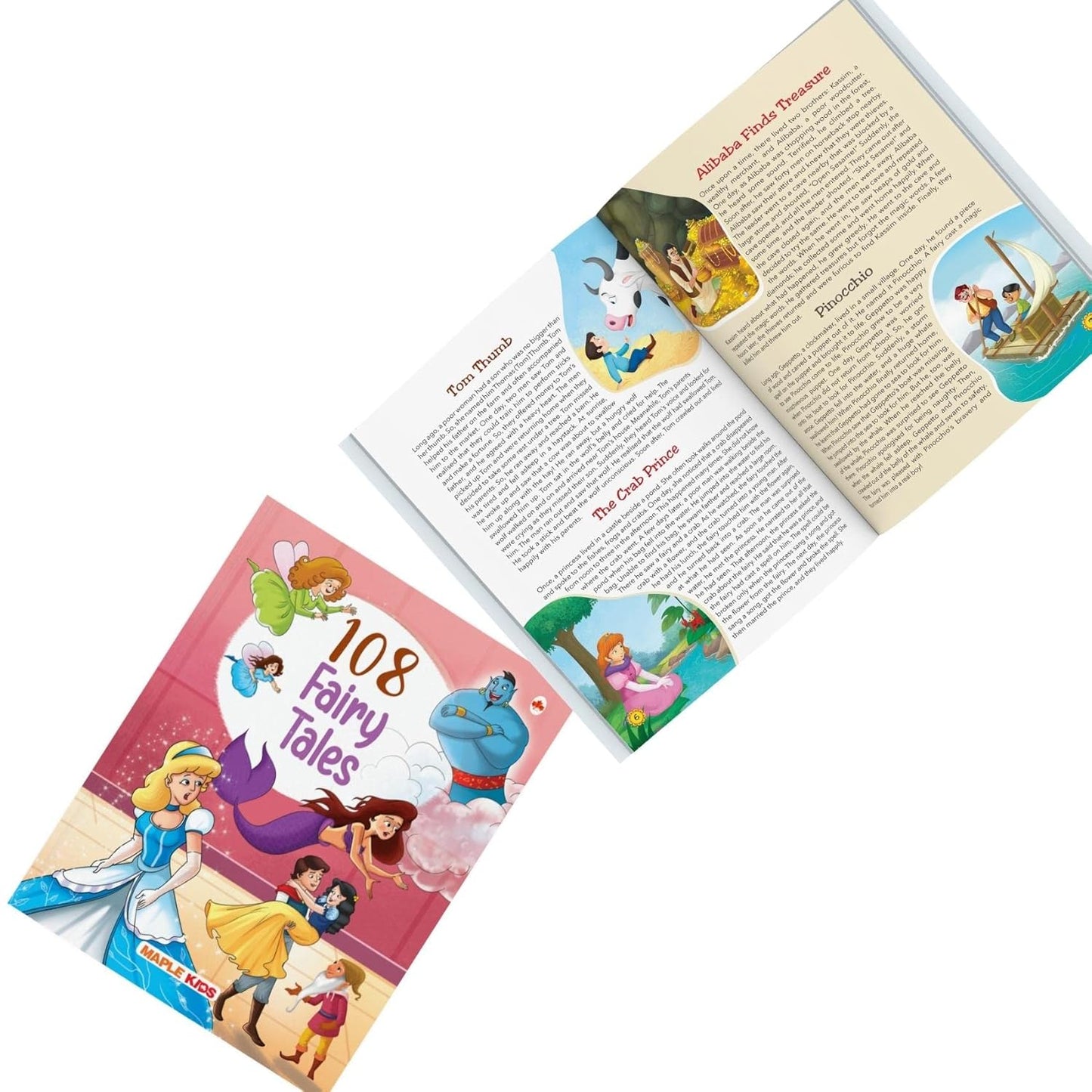 Maple 108 Fairy Tales (Illustrated) - Story Book for Kids - English Short Stories for Children - Read Aloud to Infants, Toddlers