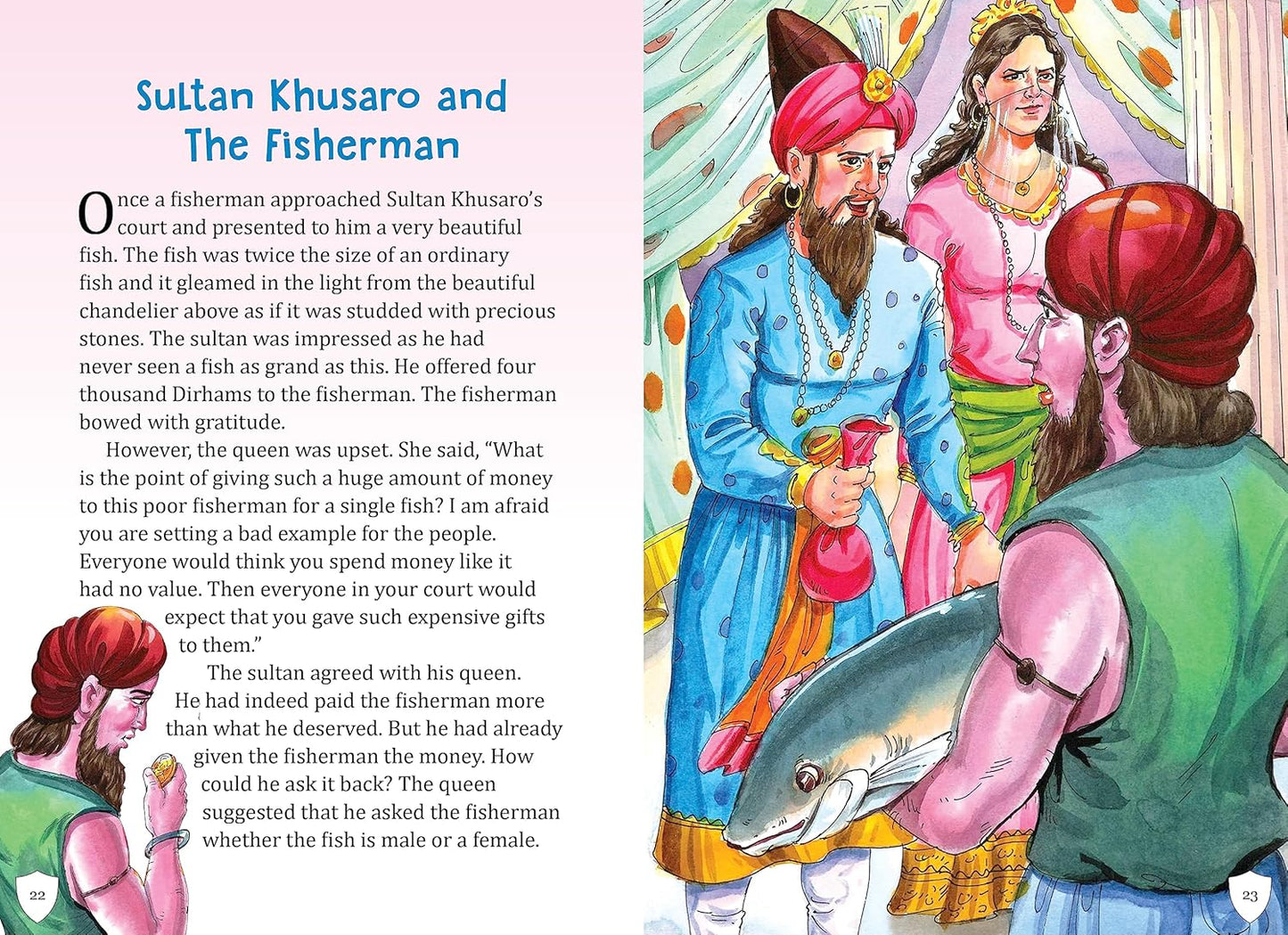 Maple Famous Illustrated Tales of Arabian Nights - English Short Stories with Colorful Pictures - Bedtime Children Story Book. Paperback