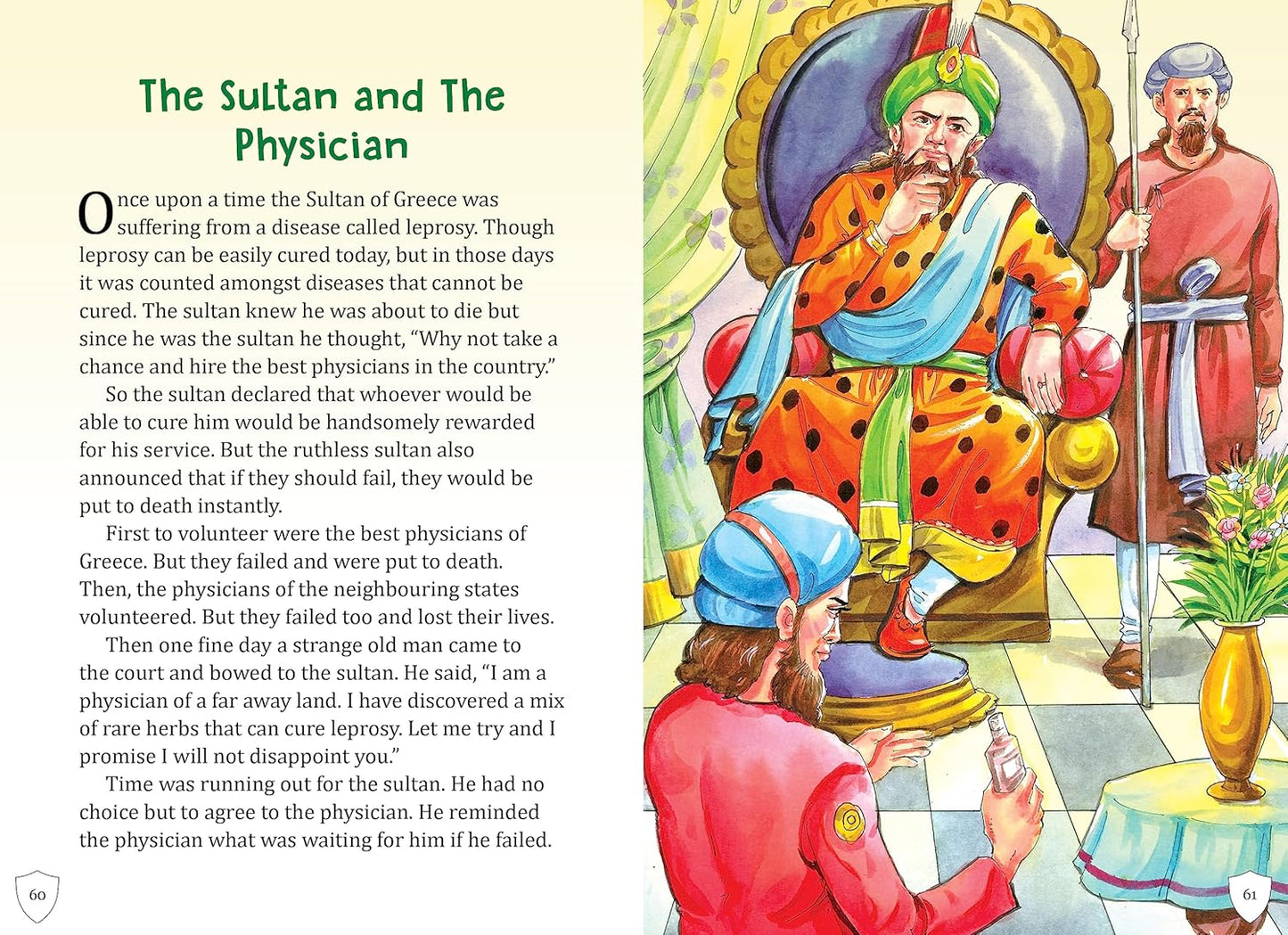 Maple Famous Illustrated Tales of Arabian Nights - English Short Stories with Colorful Pictures - Bedtime Children Story Book. Paperback