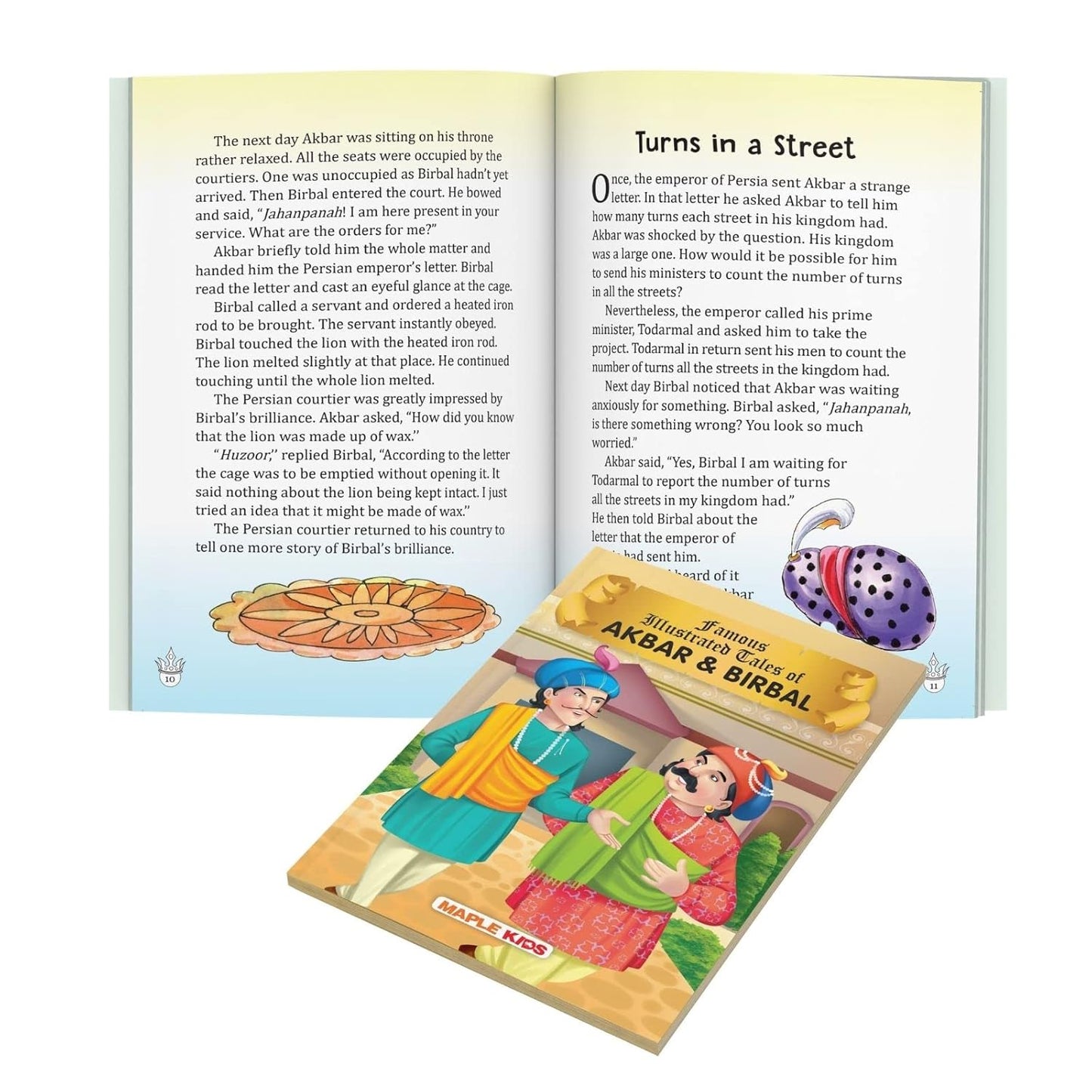 Maple Famous Illustrated Akbar and Birbal - Story Book for Kids - Bedtime Stories. Paperback