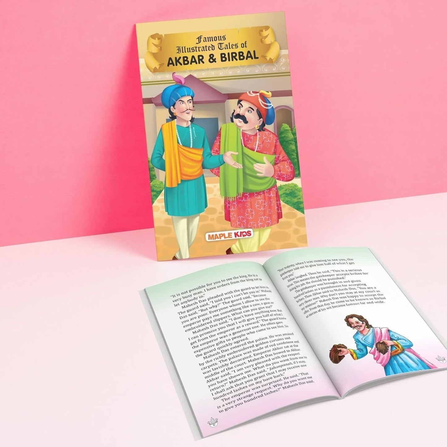 Maple Famous Illustrated Akbar and Birbal - Story Book for Kids - Bedtime Stories. Paperback