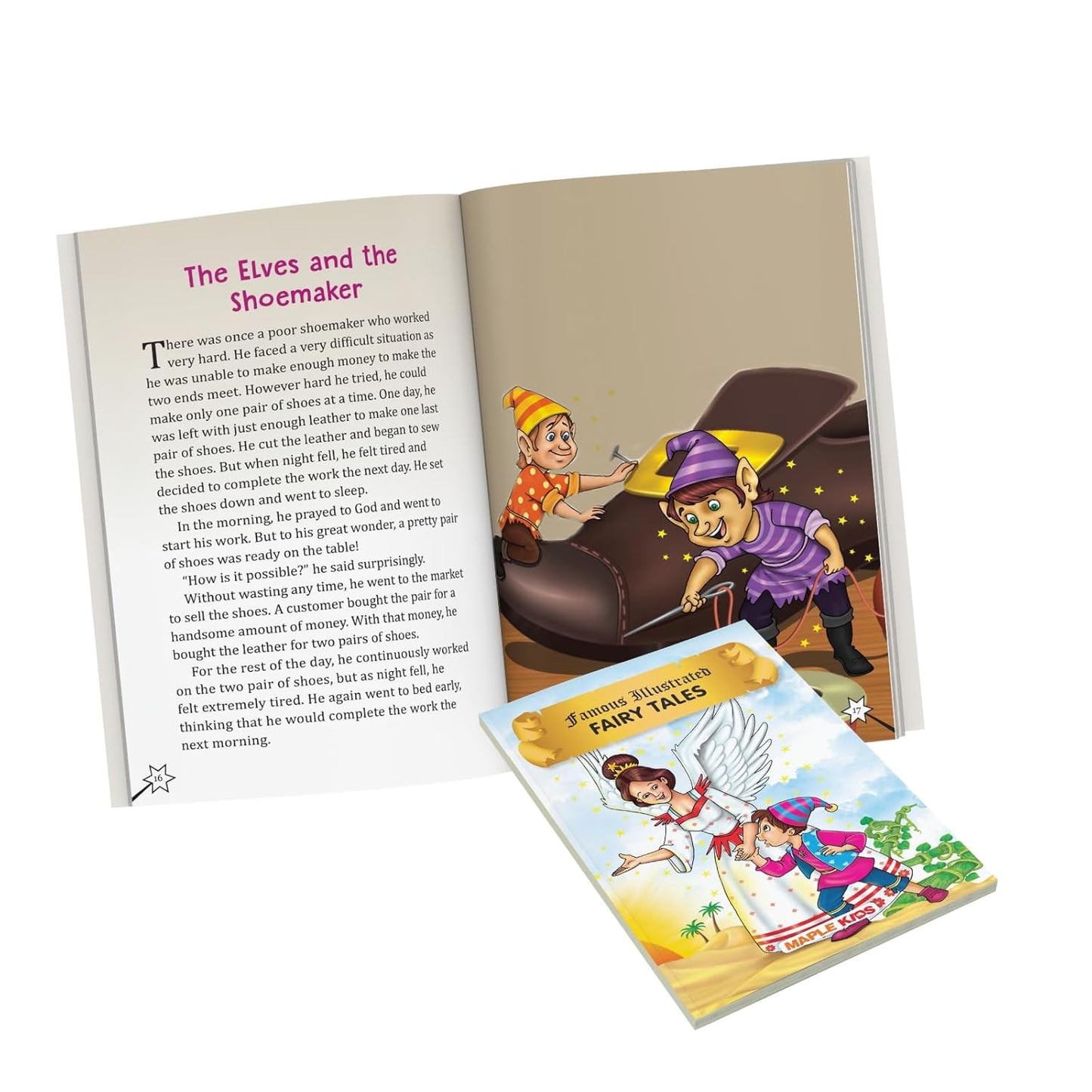 Maple Famous Illustrated Fairy Tales - Story book for Kids - Book for Kids 6+ Years Old. Paperback