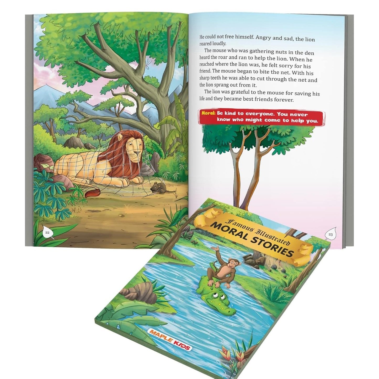 Maple Famous Illustrated Moral Stories - Story Book for Kids - Bedtime Stories. Paperback