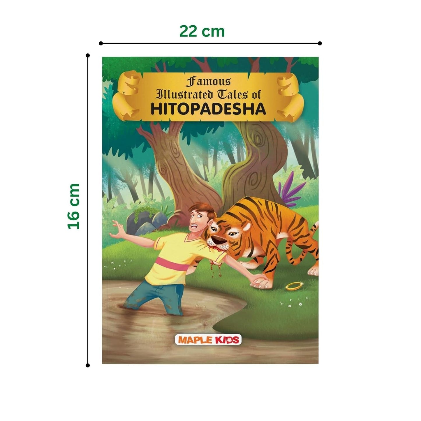 Maple Famous Illustrated Tales of Hitopadesha - Story book for Kids - Book for Kids 6+ Years Old. Paperback