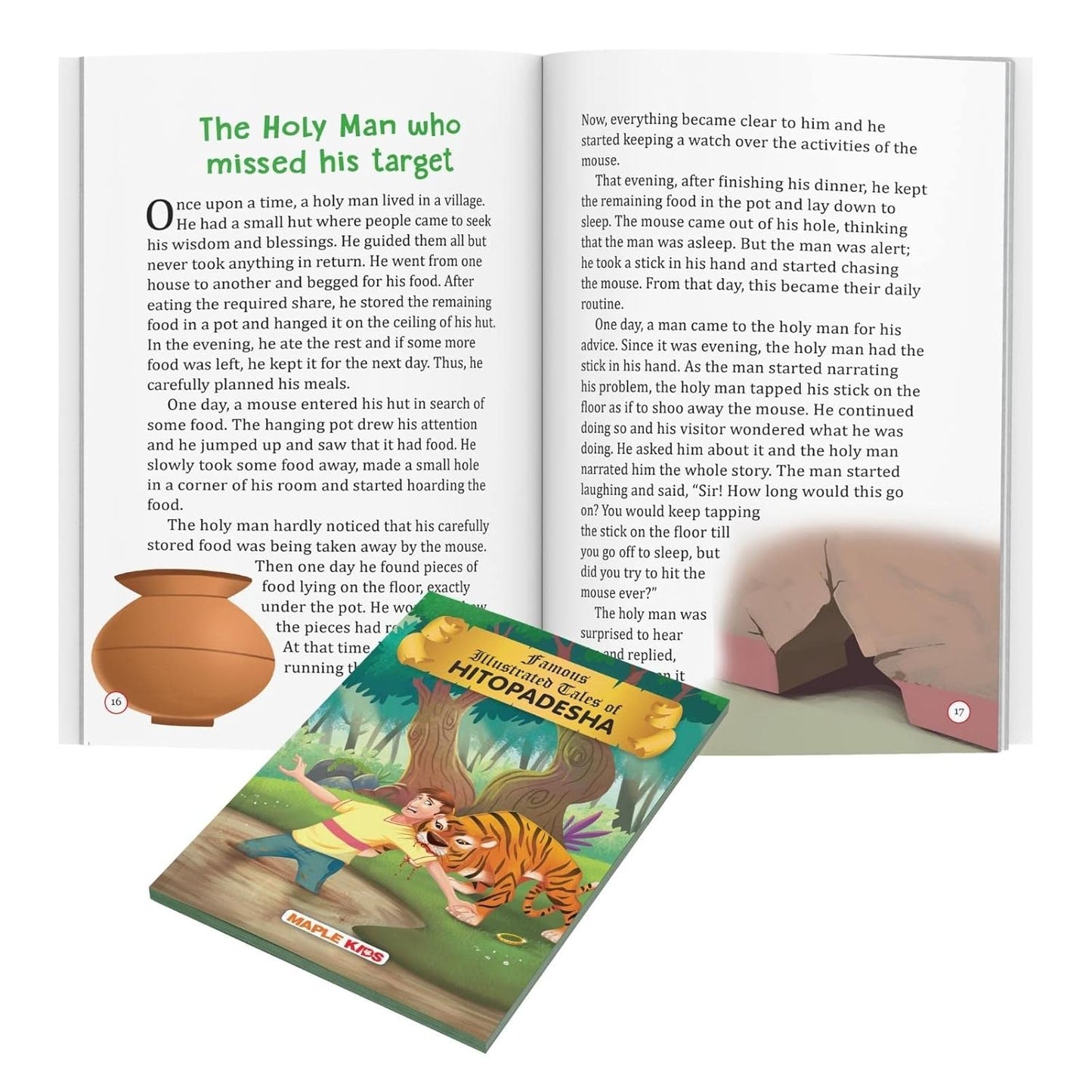 Maple Famous Illustrated Tales of Hitopadesha - Story book for Kids - Book for Kids 6+ Years Old. Paperback