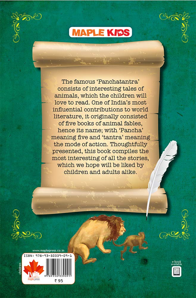 Maple Famous Illustrated Tales of Panchatantra - Story book for Kids - Book for Kids 6+ Years Old. Paperback