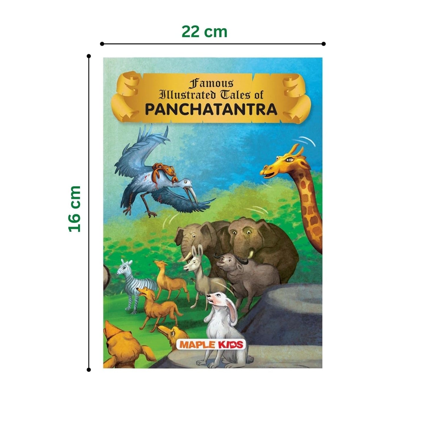 Maple Famous Illustrated Tales of Panchatantra - Story book for Kids - Book for Kids 6+ Years Old. Paperback
