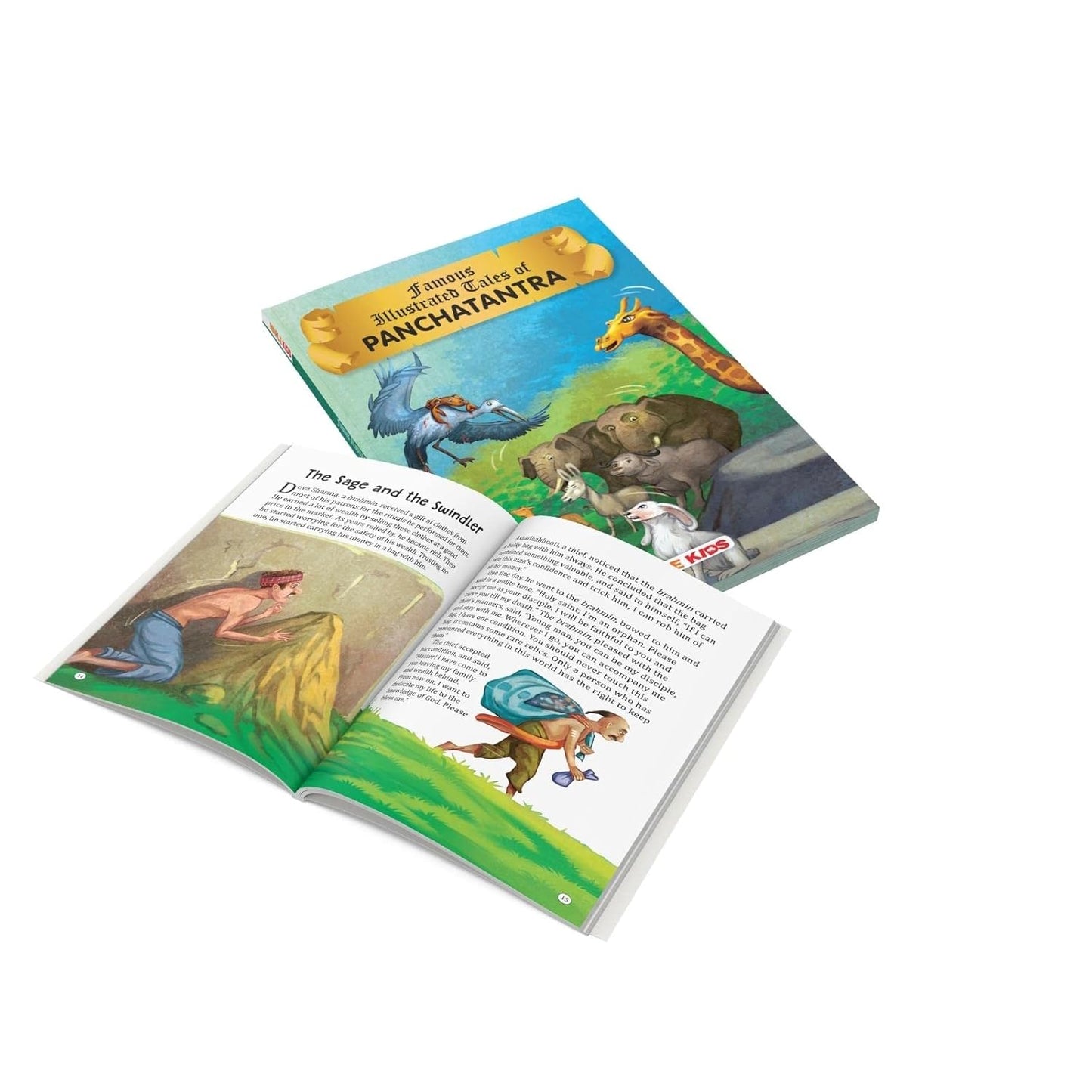 Maple Famous Illustrated Tales of Panchatantra - Story book for Kids - Book for Kids 6+ Years Old. Paperback