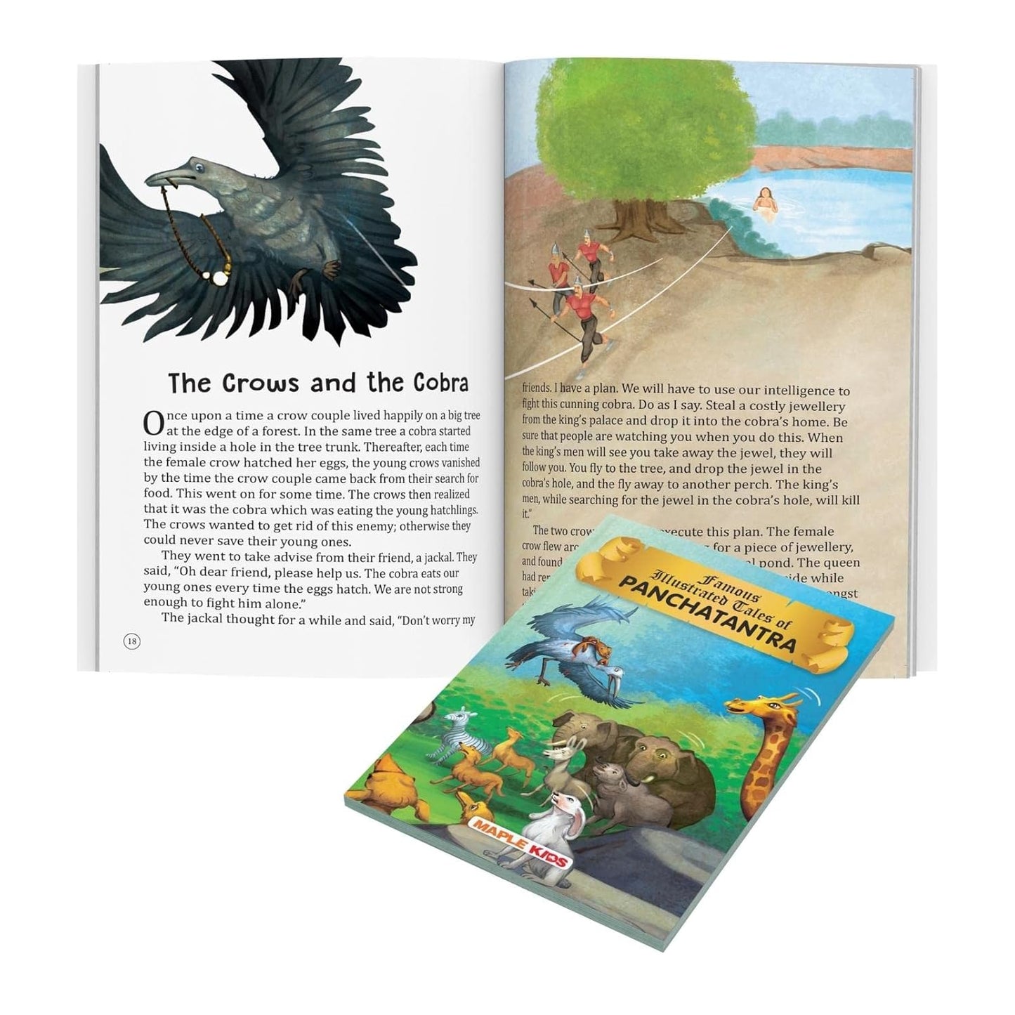 Maple Famous Illustrated Tales of Panchatantra - Story book for Kids - Book for Kids 6+ Years Old. Paperback