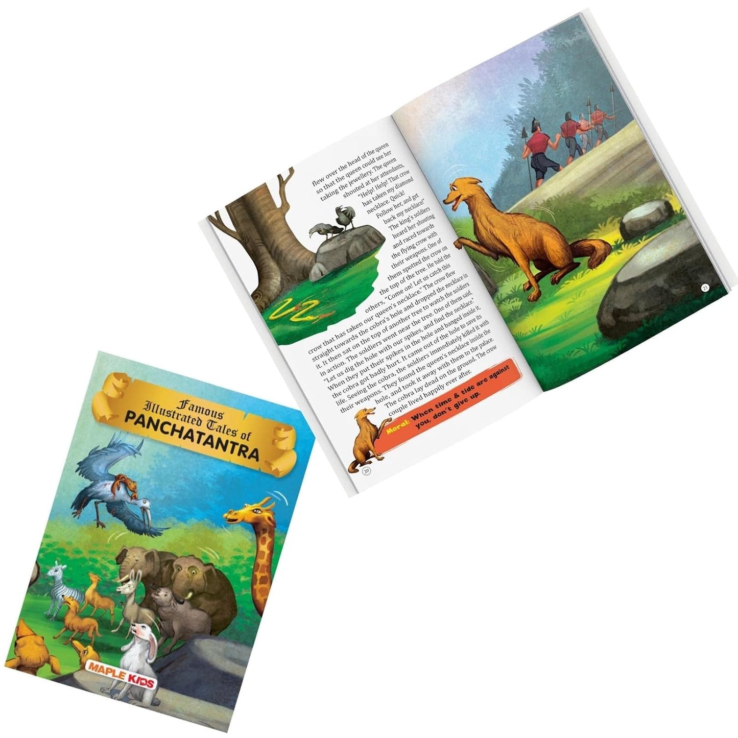 Maple Famous Illustrated Tales of Panchatantra - Story book for Kids - Book for Kids 6+ Years Old. Paperback