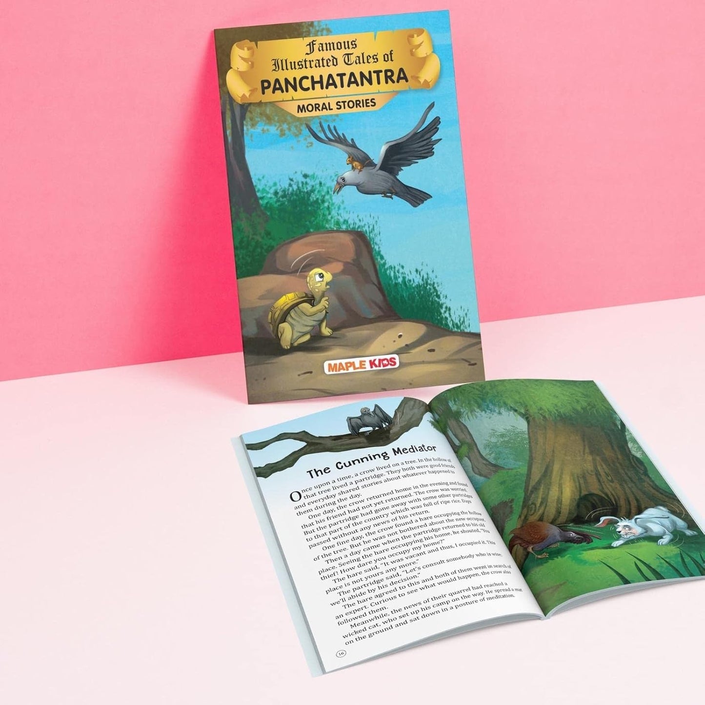 Maple Famous Illustrated Tales of Panchatantra Moral Stories - Story book for Kids - Book for Kids 6+ Years Old. Paperback