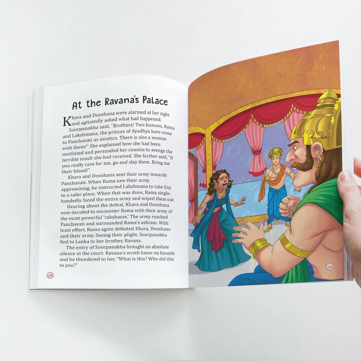 Maple Famous Illustrated Tales of Ramayana - Story Book for Kids - English Short Stories with Colourful Pictures. Paperback