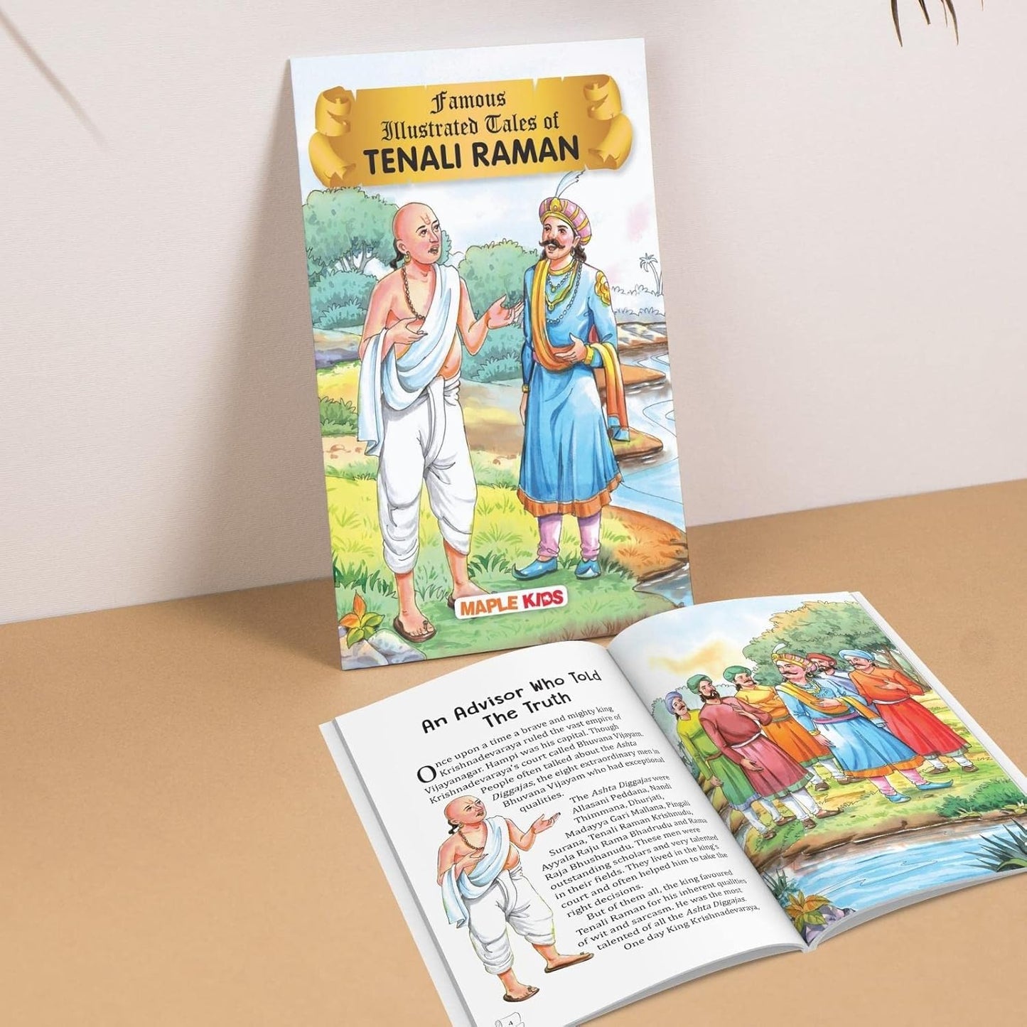 Maple Famous Illustrated Tales of Tenali Raman - Story book for Kids - Book for Kids 6+ Years Old. Paperback