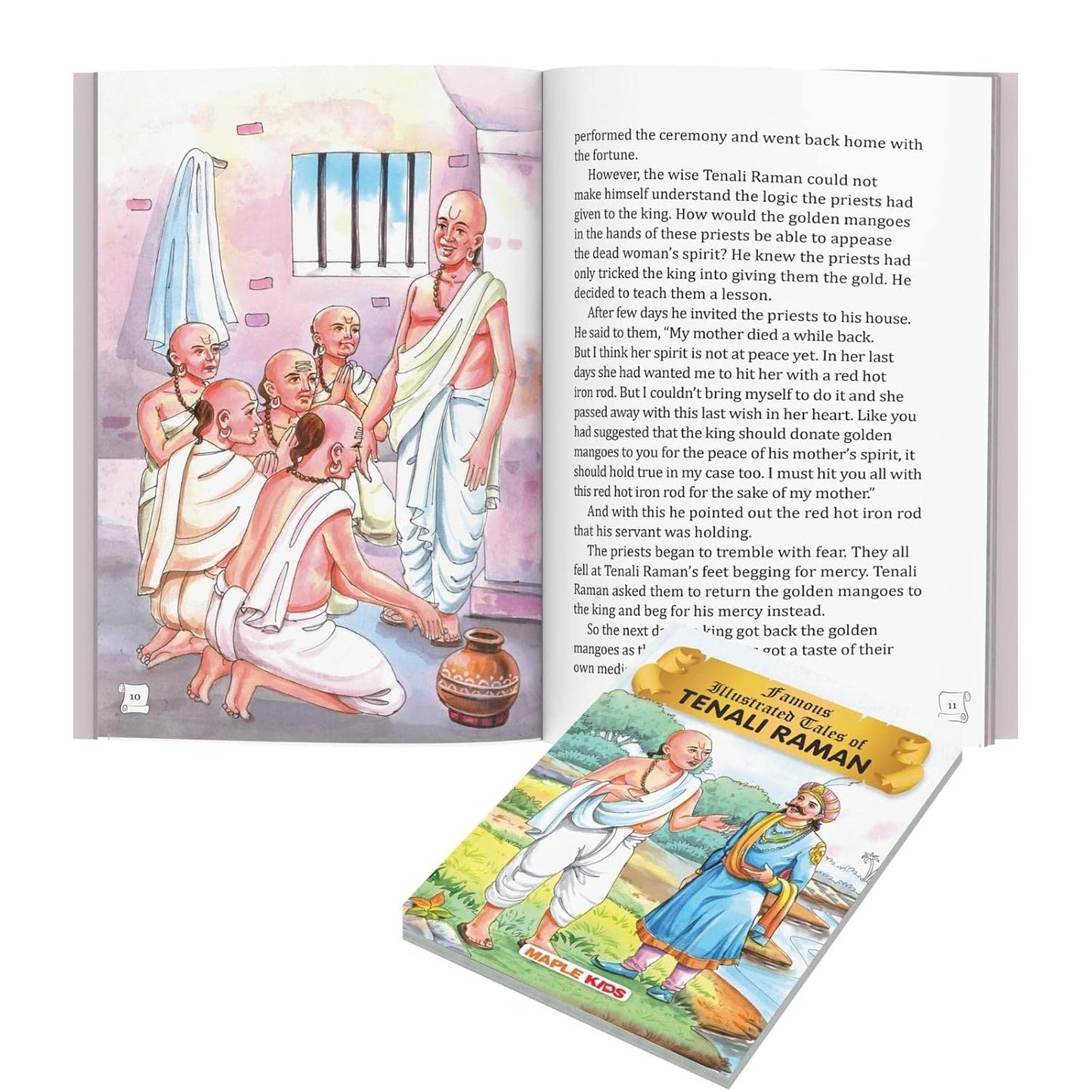 Maple Famous Illustrated Tales of Tenali Raman - Story book for Kids - Book for Kids 6+ Years Old. Paperback