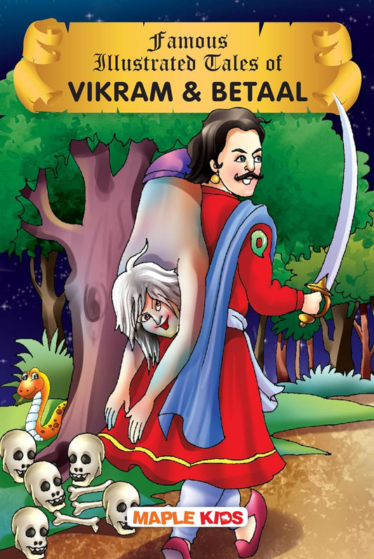 Maple Famous Illustrated Tales of Vikram and Betaal - Story book for Kids - Book for Kids 6+ Years Old. Paperback
