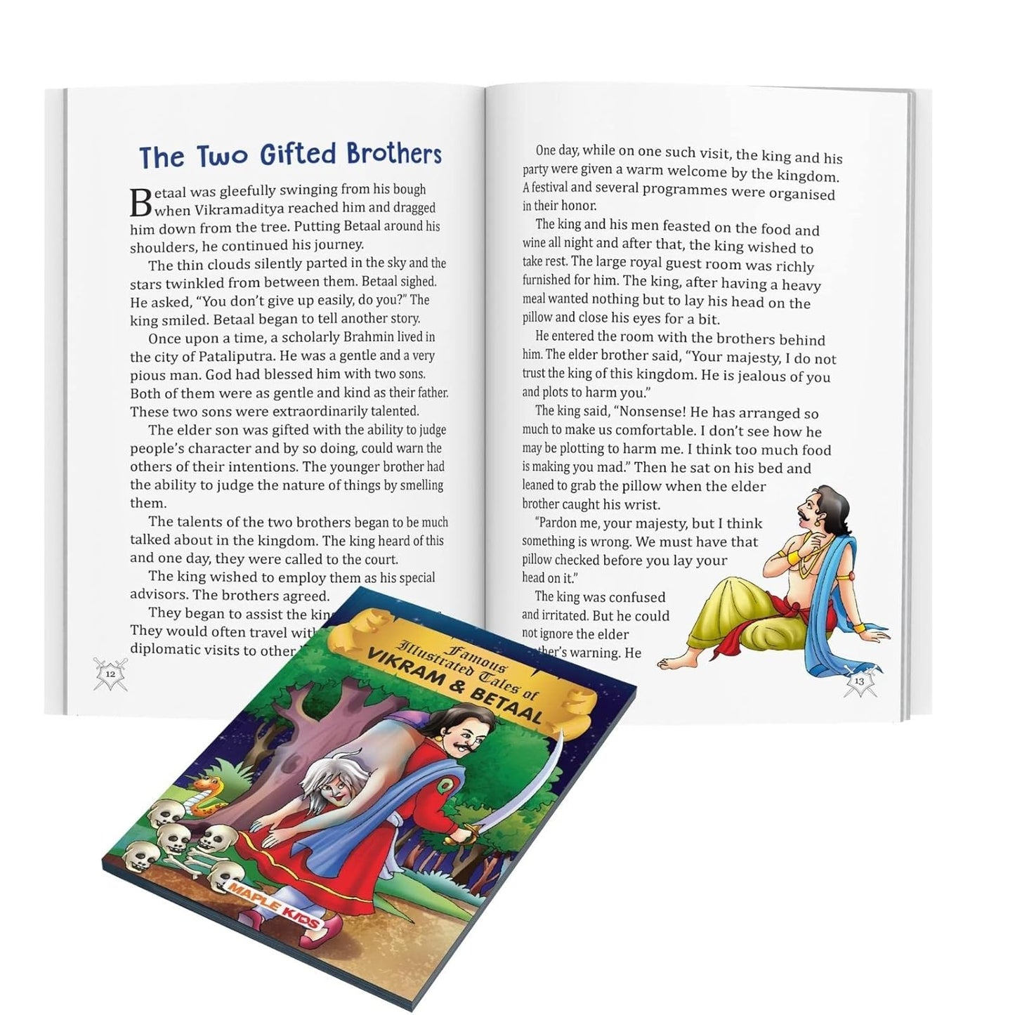Maple Famous Illustrated Tales of Vikram and Betaal - Story book for Kids - Book for Kids 6+ Years Old. Paperback