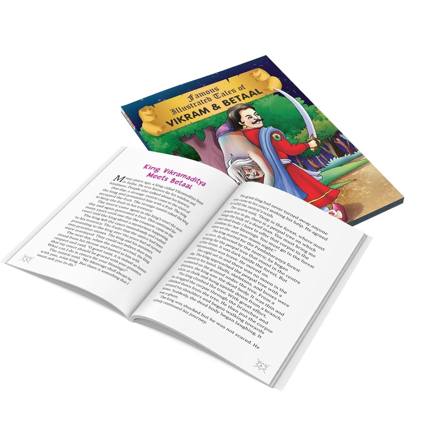Maple Famous Illustrated Tales of Vikram and Betaal - Story book for Kids - Book for Kids 6+ Years Old. Paperback
