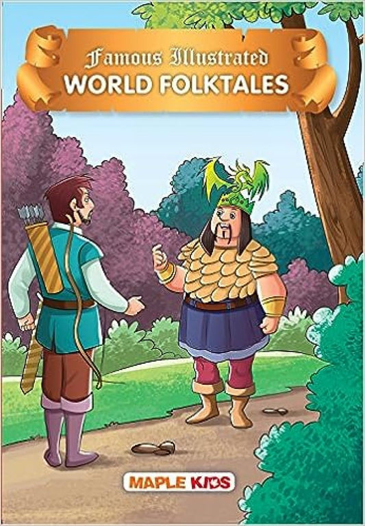 Maple Famous Illustrated Tales of World Folktales - Story Book for Kids - English Short Stories with Colourful Pictures. Paperback