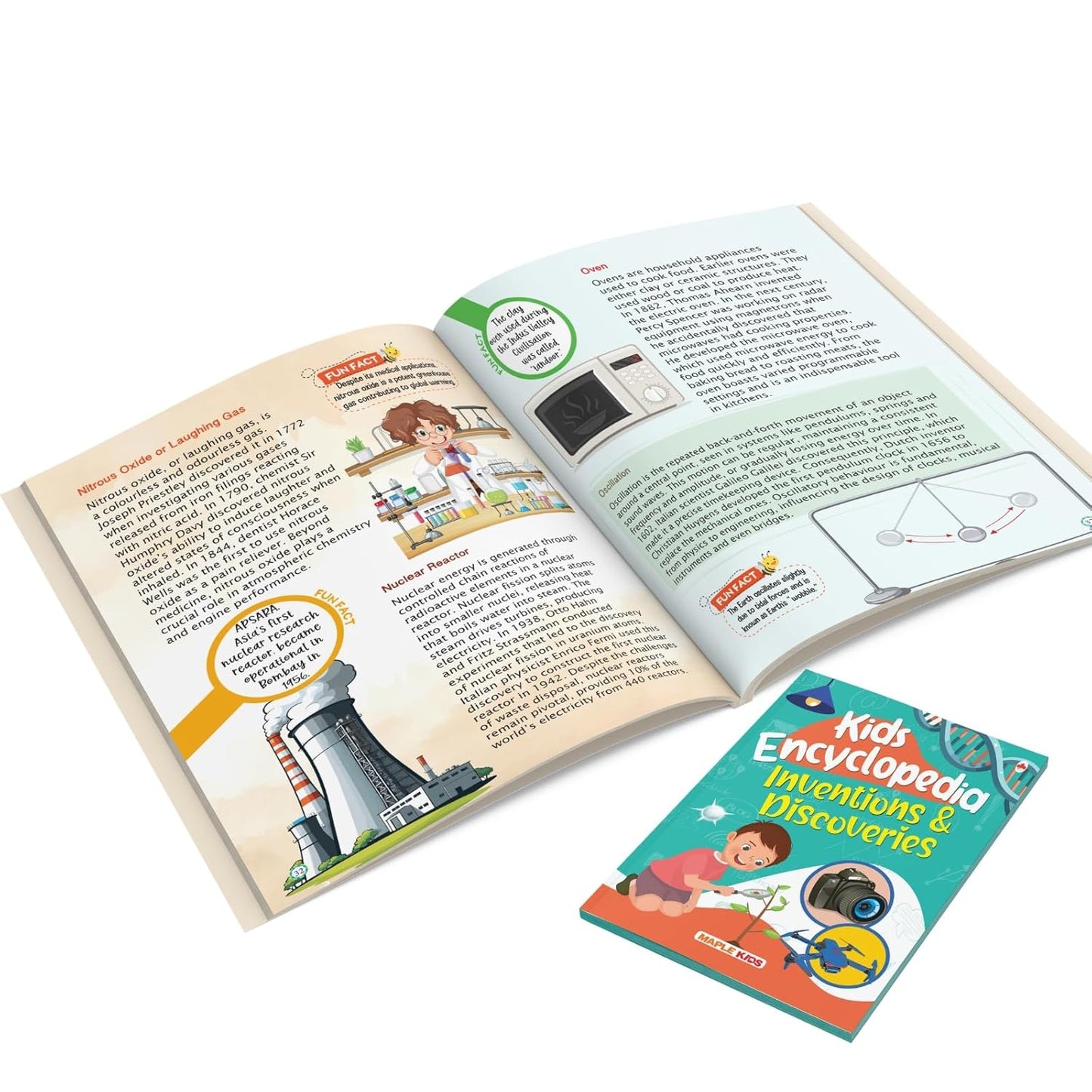 Maple Kids Encyclopedia - Inventions and Discoveries - Knowledge Book for Kids - Picture Book for Kids. Paperback
