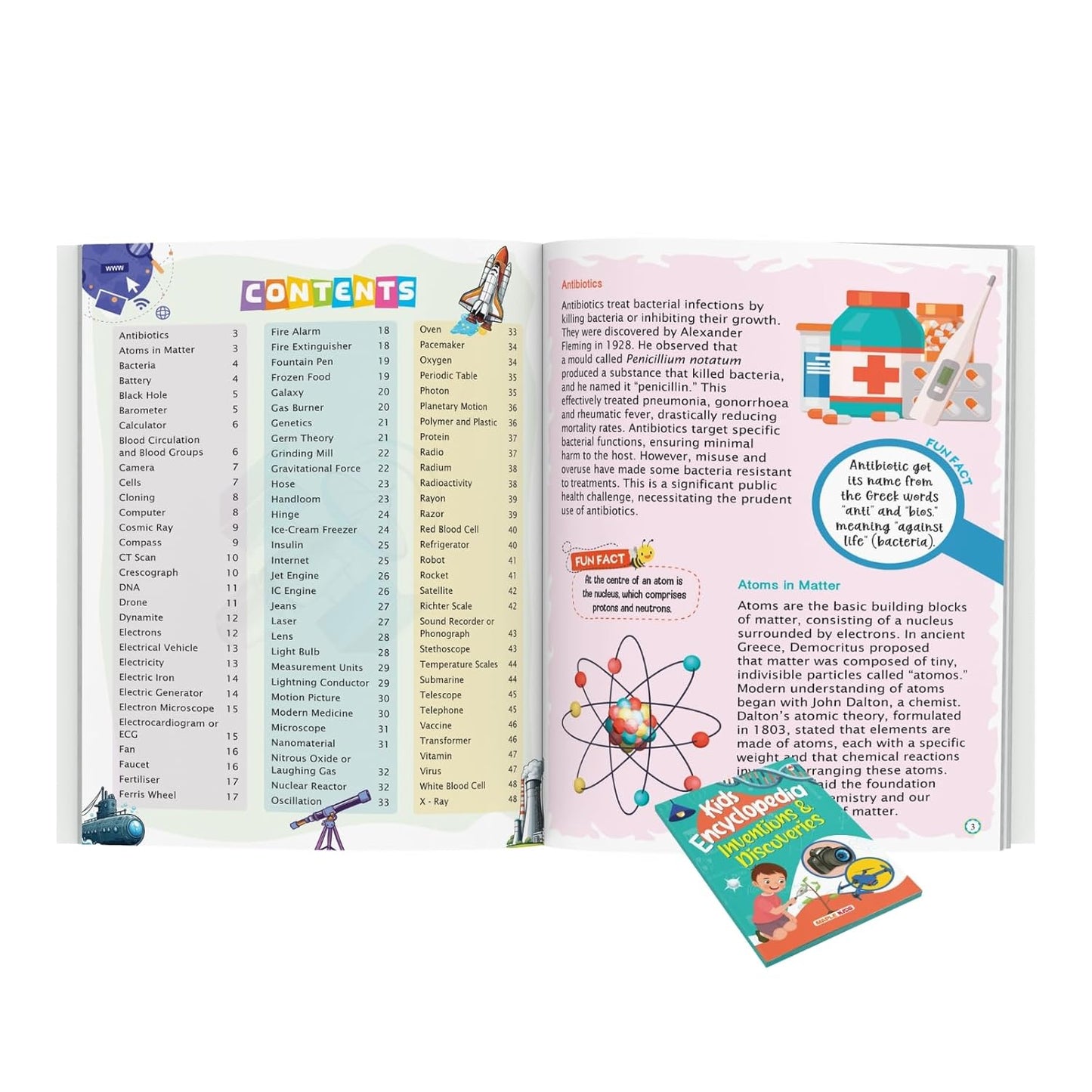 Maple Kids Encyclopedia - Inventions and Discoveries - Knowledge Book for Kids - Picture Book for Kids. Paperback