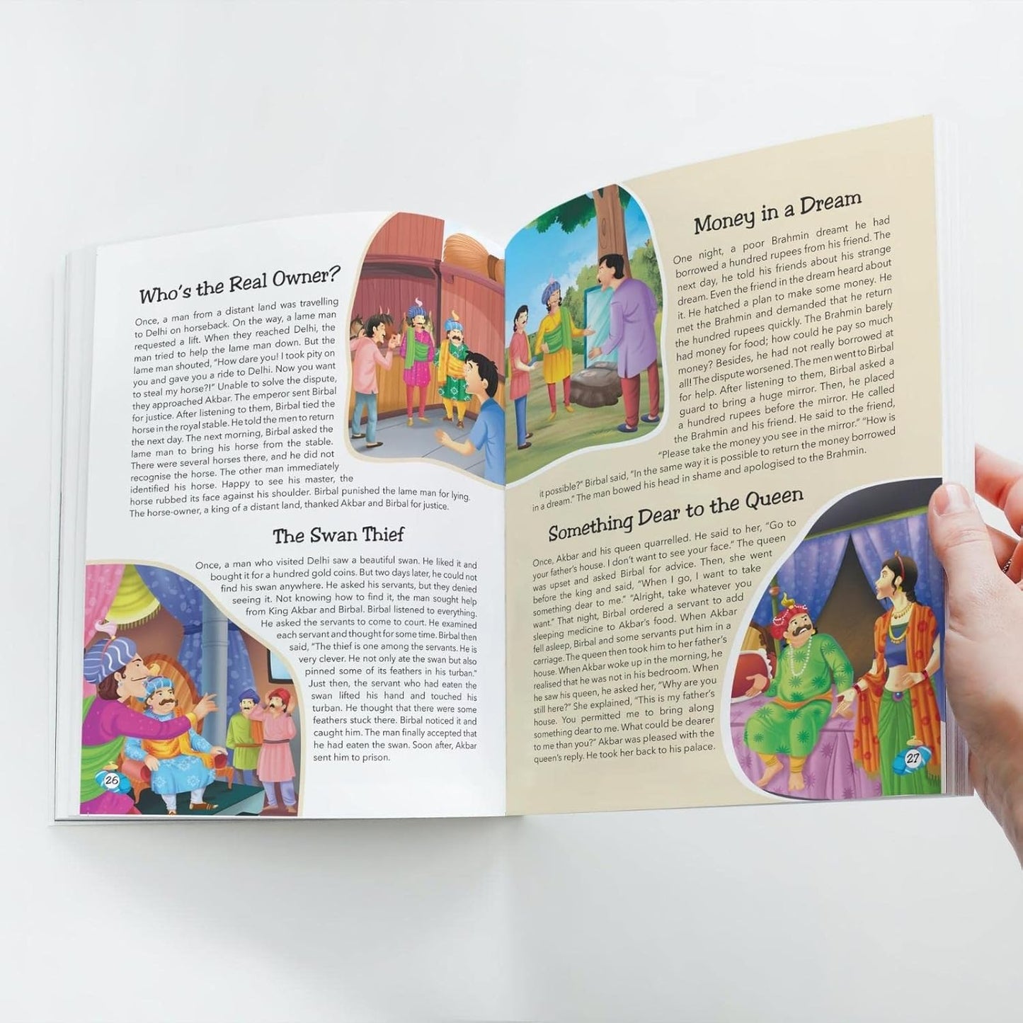 Maple 108 Akbar Birbal Stories (Illustrated) - Story Book for Kids - English Short Stories for Children - Read Aloud to Infants, Toddlers