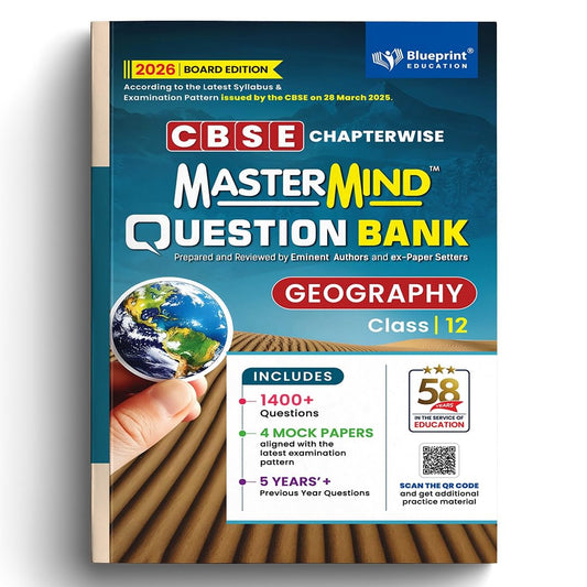 MasterMind Geography CBSE Question Bank Class 12 Latest Pattern for 2026 Examination - Paperback