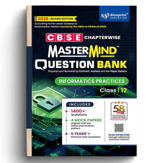 MasterMind Informatics Practices CBSE Question Bank Class 12 Latest Pattern for 2026 Examination - Paperback