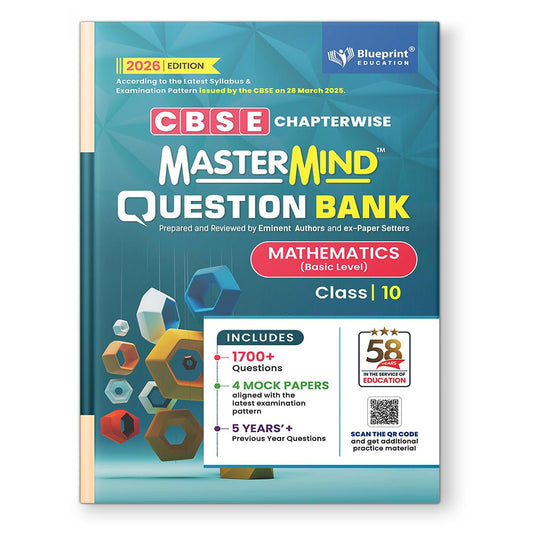 MasterMind Mathematics Basic CBSE Question Bank Class 10 Latest Pattern for 2026 Examination - Paperback