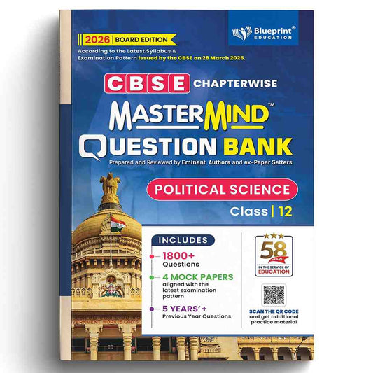 MasterMind Political Science CBSE Question Bank Class 12 Latest Pattern for 2025-26 Examination - Paperback
