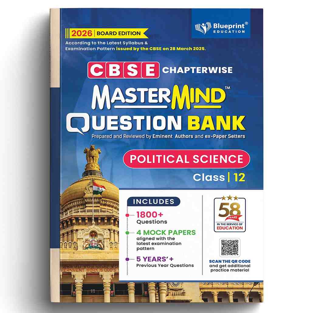 Blueprint Mastermind Question Bank Class 12 Political Science and History. Set of 2 Books for 2025-26 Examination - Paperback