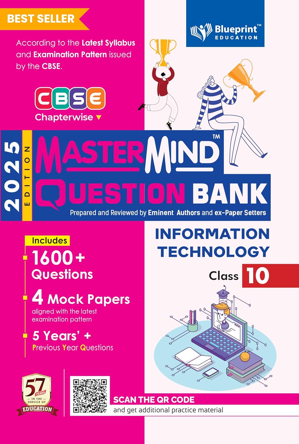 MasterMind Information Technology CBSE Question Bank Class10 Latest Pattern for 2025 Examination - Paperback