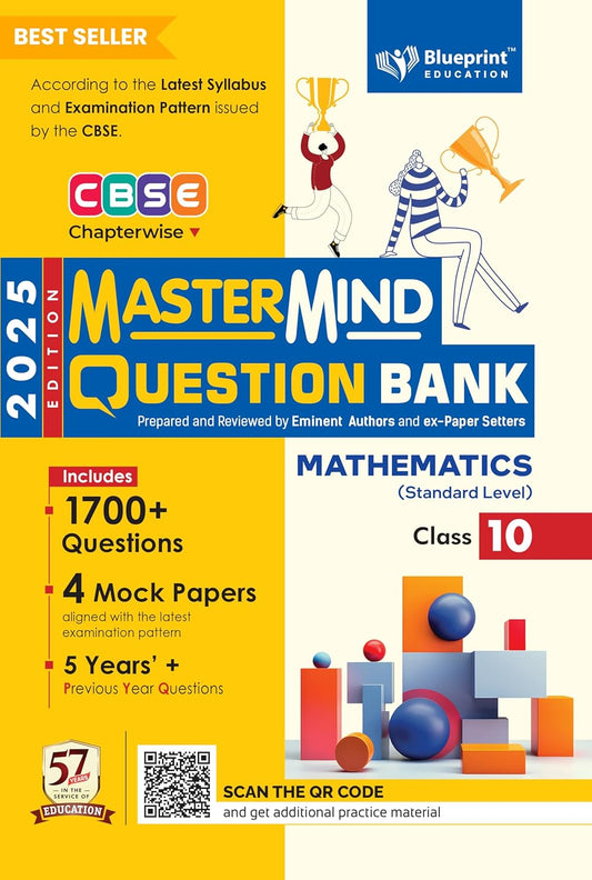 MasterMind Mathematics (Standard) CBSE Question Bank Class10 Latest Pattern for 2025 Examination - Paperback